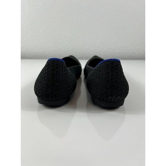 Rothy's The Point Black Honeycomb Knit Flats *NO SIZE NO INSOLES* Size 5.5 READ - Picture 4 of 10